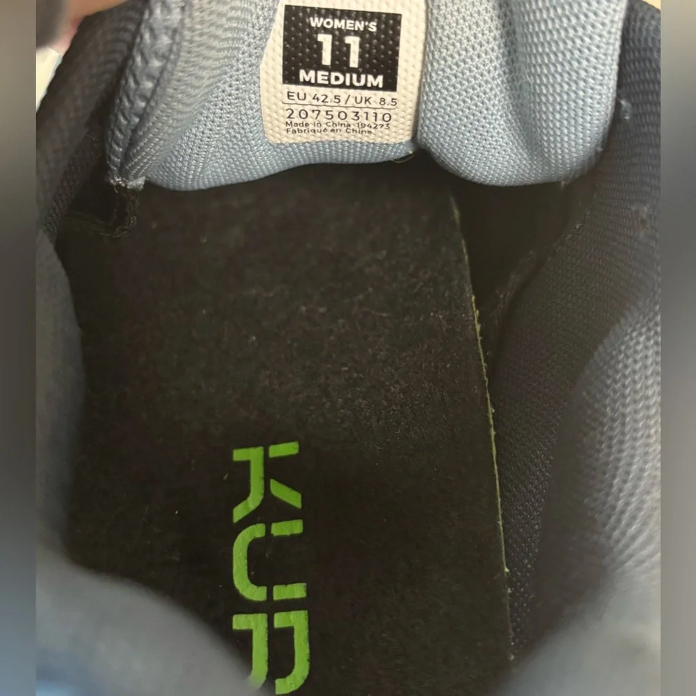 KURU Atom Trail Running Shoes Womens Size 11 Blue Mesh Athletic Sneakers Comfort - Picture 9 of 9